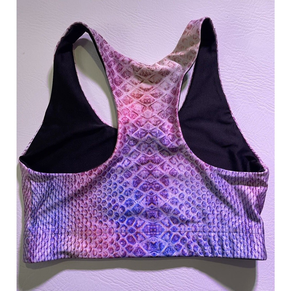 Terez Reversible Python Print Sports Bra, Small, … - image 5